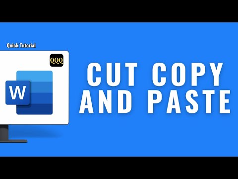 How to Cut, Copy, and Paste in Microsoft Word