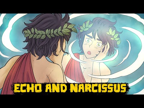 Echo and Narcissus: The Story of the Man who Fell in Love with Himself - Greek Mythology in Comics