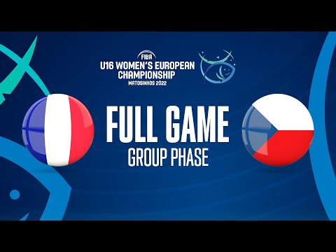 France v Czech Republic | Full Basketball Game | FIBA U16 Women's European Championship 2022