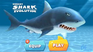 GREAT WHITE SHARK max level in Hungry Shark Evolution