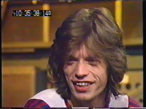 Rolling Stones   Interview & Tumbling Dice Abstract film - OWGT - 26th December 1972