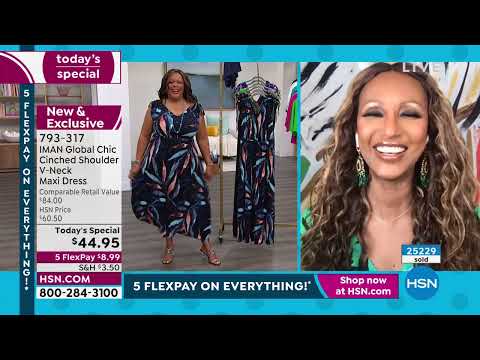 HSN | IMAN Global Chic Fashions 05.14.2022 - 05 PM
