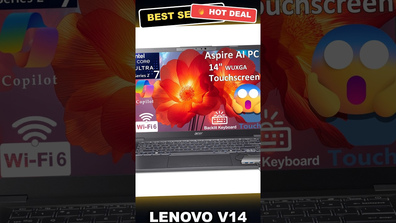 Lenovo V14 Business Laptop Review: Is This i7 Powerhouse Worth It? review video
