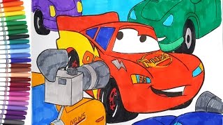 DISNEY CARS 3 Lightning McQueen Interview - Kids Coloring Book – Coloring Pages for Children