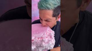 HUGE Freeze Dried Cotton Candy!!! 🍭 🍬 #mukbang #asmr #satisfying #candy #cottoncandy