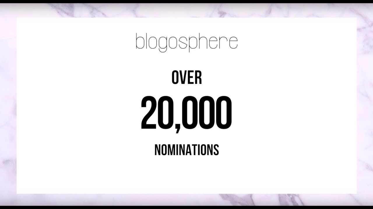 The #BlogosphereAwards are back!