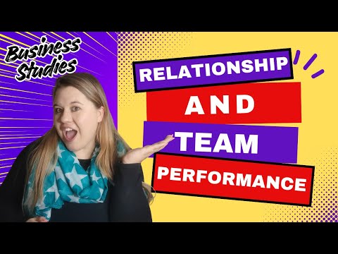 Grade 10 Business Studies Relationships and Team Performance paper 2