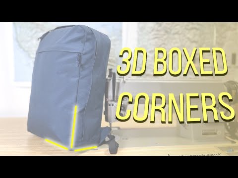 Trick to sewing crispy 3D Boxed Corners for MYOG backpacks