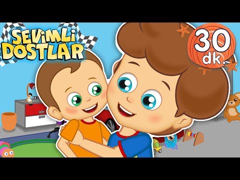 Kardeşim Olsa şarkısı ve Sevimli Dostlar ile 30 Dakika Bebek Şarkıları | Adisebaba TV Kids Songs