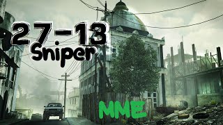 preview picture of video 'MW3 | Gameplay 27-13 Bakaara en MME (Sniper) | Elodiesl'