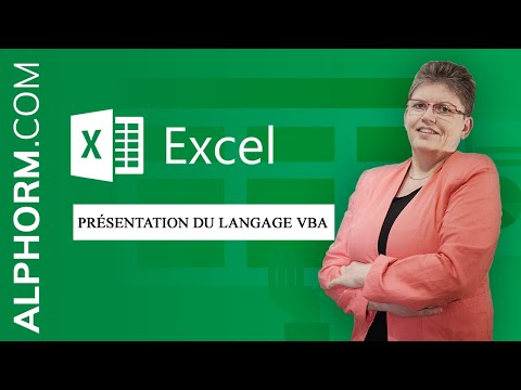 Vidéo présentation du langage VBA sous EXCEL 2016 Vidéo Tuto