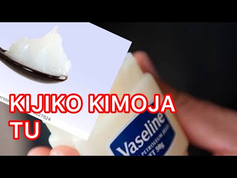 , title : 'KIJIKO KIMOJA CHA VASELINE PAKA USIKU ...HAUTAAMINI ASUBUHI'