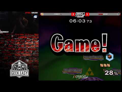 CFL Smackdown 251 Melee - Spiral | Krudo (Sheik) vs Forrest (Fox) - GF