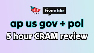 AP US Government 5 Hour CRAM – All Units Review