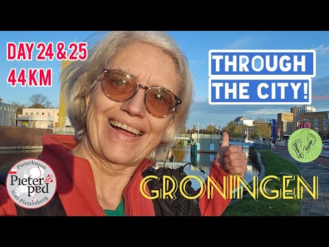 Pieterpad Hike Days 24-25 – Through the City to Groningen to Winsum | Netherlands Walking Trail Vlog