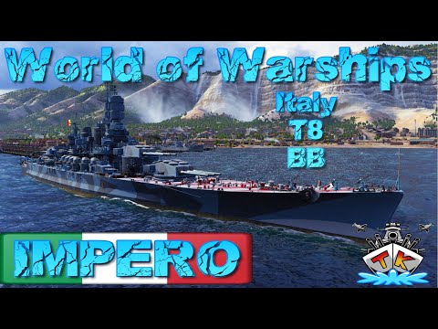 IMPERO T8 Italy Nebel Schlachtschiff "WIP" in World of Warships auf Deutsch