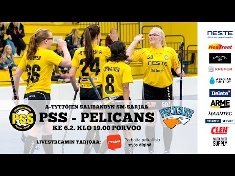 Salibandyn A-tyttöjen SM-sarjaa: PSS - Pelicans