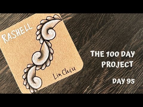 Day 95 of 100 Days of Tangling - Rashell