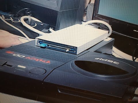Showing AMIGA cd32 sx1 drive old version and the new revision TF328  RUNNING A FLOPPY DRIVE ON SX1