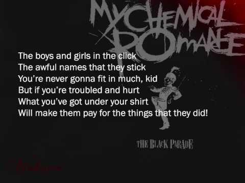 My Chemical Romance - Teenagers (lyrics)