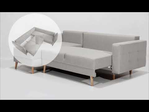 Classic L shape Corner Sofa Bed CORTEZ - Image 2