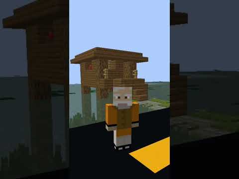 Upgrading Witch Hut In Minecraft #minecraft #shorts
