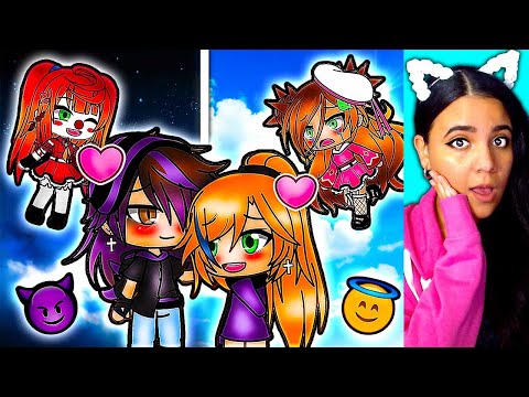 Afton Family Meets Clara's Family! 👪💜 FNAF Gacha Life Mini Movie Reaction