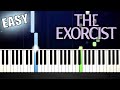 The Exorcist Theme - EASY Piano Tutorial by PlutaX