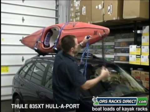 Thule 835XT Hull-a-Port Kayak Rack Review Video & Demo