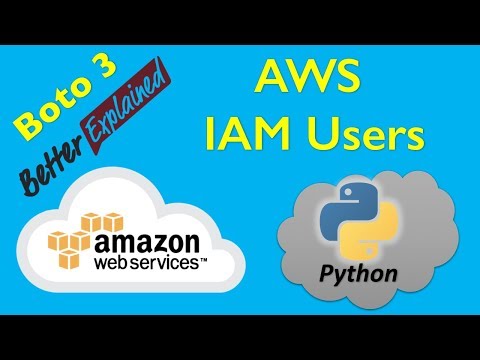 12 Aws Python Tutorial Managing Iam Users And Playing Around