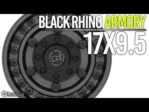 BLACK RHINO ARMORY, GUNBLACK 17x9.5