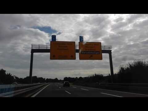 Auf der A73 am Samstagvormittag