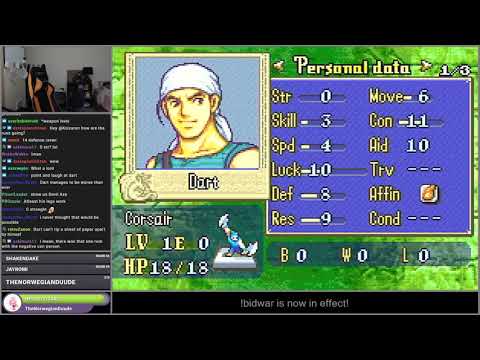 Fire Emblem 7 Hector Hard Mode Randomizer Iron Man Ep. 1 Pt. 1