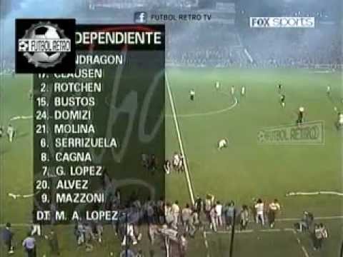 Independiente 2 vs Flamengo 0 Supercopa 1995 Final Ida FUTBOL RETRO TV