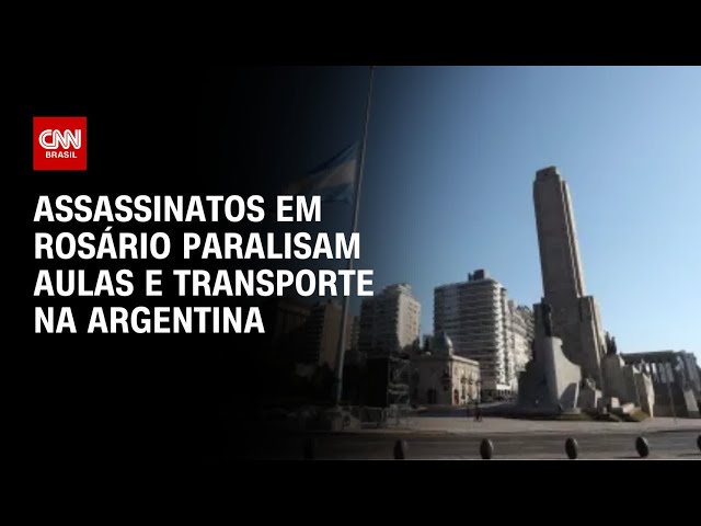 Assassinatos em Rosário paralisam aulas e transporte na Argentina | BASTIDORES CNN