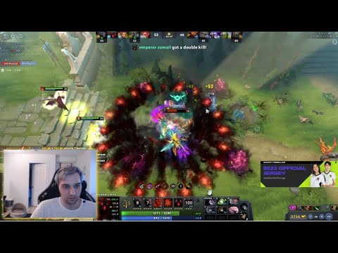 Arteezy's SF WOMBO COMBO with Dark Willow Terrorize into Requim