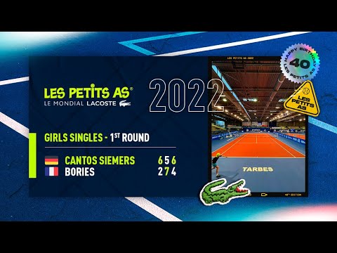 Les Petits As 2022 | Girls 1st Round | Maya Bories vs. Tatiana Miriam Cantos Siemers