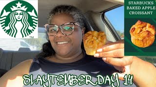 SLAYTEMBER DAY 14: STARBUCKS BAKED APPLE CROISSANT REVIEW #THEREVIEWQUEEN