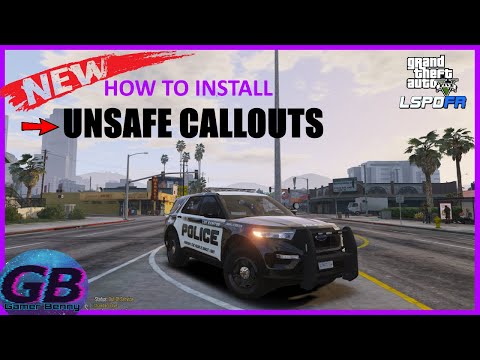 Unsafe Callouts | How To Install & InGame ShowCase | GTA V | LSPDFR #GamerBenny711