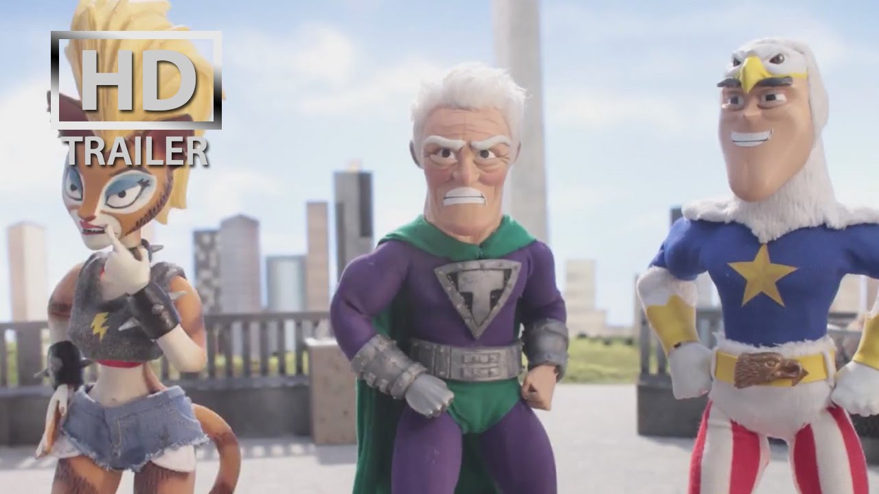 Super Mansion | official tailer US (2015) Bryan Cranston Crackle SDCC