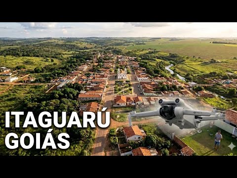 Itaguarú Goiás 4K - Voo panorâmico Drone DJI mini 3 #interiordegoias 