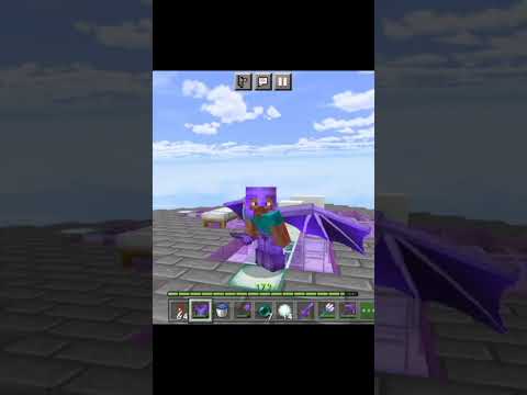 Dragon Wings in Minecraft #shorts