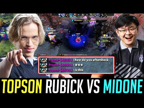 Topson Rubick vs MidOne Morphling - OLD META - DOTA 2 DOTA 2