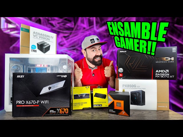 Vídeo relacionado con PCSpecialist Pro PC Gaming - AMD Ryzen 7 7800X3D 4,20 GHz 8-Core, 32 GB DDR5 RAM, 16 GB AMD Radeon RX 9070 XT, 2TB M.2 SSD, Windows 11