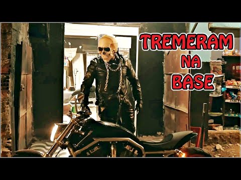 MOTOQUEIRO FANTASMA ENCURRALOU ELES NA FAVELA RJ E... Ghost Rider Prank