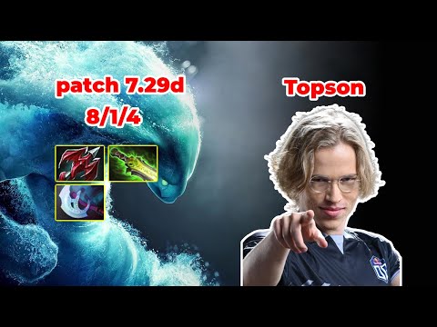 Topson Morphling Mid - DOTA 2 7.29d - MMR rank - Dota2 Gameplay [Learn To PRO dota2]