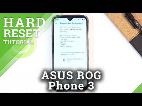 How to Factory Reset ASUS ROG Phone 3 – Erase Storage / Restore Defaults