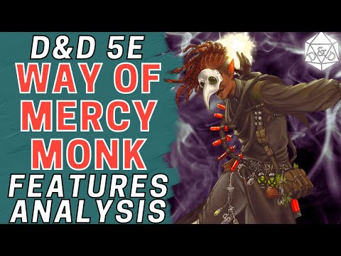 Complete Guide to Way of Mercy: Frontline Tank Playstyle | Monk Subclass D&D 5e Deep Dive