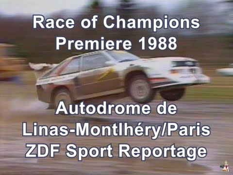 Race of Champions - Premiere 1988 - ZDF Sport Reportage