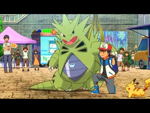 Ash And Pikachu Rescuing Tyranitar [English] |Pokémon The Movie: The Power Of Us|